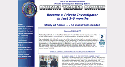 Desktop Screenshot of detectivetraining.com